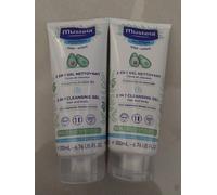 2x MUSTELA 2 IN 1 HAIR AND BODY CLEANSING GEL 200ML 05/26