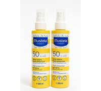 2x Mustela SPF 50 Sun Spray 200ml - Baby & Sensitive Skin - High Protection - UK