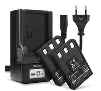 2x NB-1LH NB-1L Battery & LCD Smart Charger for Canon PowerShot S500