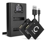 2x NB-6L NB-6LH Battery + Dual Charger Set for Canon PowerShot SX540
