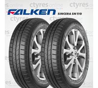 2X New 185 55 15 Falken SN110 82H High Performance (2 Tyres)