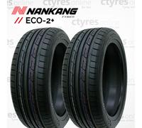 2X New 185 65 15 Nankang ECO-2+ 88H 185/65R15 1856515B WET GRIP (2 TYRES)