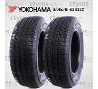 2X New 185 65 15 Yokohama BluEarth-Es ES32 88H B WET GRIP (2 Tyres)