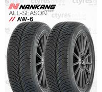 2X New 215 60 16 Nankang AW-6 ALL SEASON 99V XL 215/60R16 (2 TYRES)