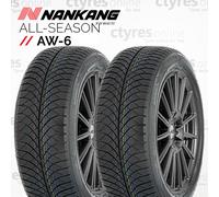 2X New 225 60 18 Nankang AW-6 ALL SEASON 104W XL 225/60R18 (2 TYRES)