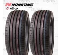 2X New 255 45 17 Nankang AS-2+ 98Y 255/45R17 2554517A WET GRIP (2 TYRES)
