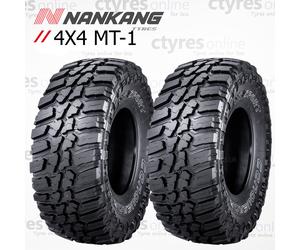 2X New 35 25 17 Nankang MT-1 Conqueror M/T 121Q 4x4 35/1250R17 (2 TYRES)