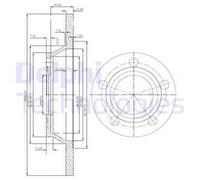 Delphi BG2987 Brake Disc