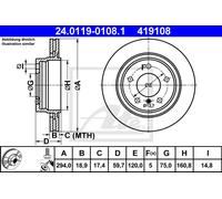 2x New Brake Disc for BMW:3,E46,3 Sedan,3 Coupe,3 Compact 34211165563