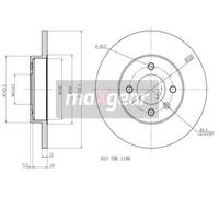 MAXGEAR 19-0767 Brake disc