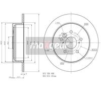 2x New Brake Disc for CHERY TOYOTA:J11,TIGGO,RAV 4 II,RAV 4 Mk II 42431-42040