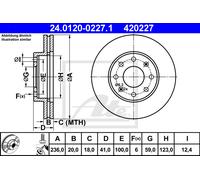 2x New Brake Disc for CHEVROLET DAEWOO:BEAT,MATIZ,SPARK,KALOS,AVEO Saloon