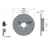 2x New Brake Disc for CHEVROLET HOLDEN OPEL SATURN SUBARU VAUXHALL:VIVA,ASTRA