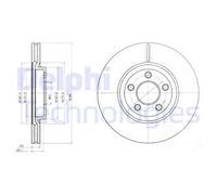 x2 Front Brake Disc Delphi BG3704 Fits Chrysler PT Cruiser Braking System Vented