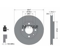 2x New Brake Disc for CITROËN CITROËN (DF-PSA) LIFAN MAPLE (SMA) MEGA NAZA:AX
