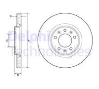 2x New Brake Disc for CITROËN PEUGEOT TOYOTA:JUMPY Bus,JUMPY Van,EXPERT Bus