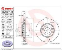 2x New Brake Disc for DACIA NISSAN RENAULT:DUSTER,TERRANO,FLUENCE,MEGANE CC