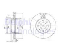 2x New Brake Disc for FIAT:ALBEA,PETRA,SIENA,PALIO,PALIO / ALBEA 46419204