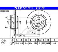 2x New Brake Disc for FIAT OPEL SAAB VAUXHALL:9-3,9-3X,CROMA,SIGNUM,VECTRA C