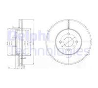 2x New Brake Disc for FORD:FOCUS I,FOCUS I Clipper,FOCUS I Turnier 4328921