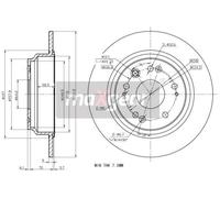 2x New Brake Disc for HONDA HONDA (GAC):ODYSSEY,ACCORD VII Tourer