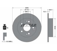 2x New Brake Disc for HONDA:INTEGRA Coupe,CIVIC VII Hatchback 42510S5TE00
