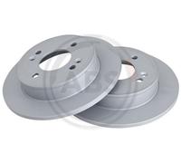 2x Original A.B.S. Brake Disc 18398 for Hyundai