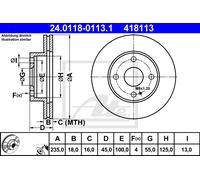 Front Brake Disc Mazda:323C IV 4,323S IV 4,323F IV 4,121,MX-5 I 1,V 5,V 5