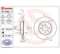 2x New Brake Disc for KIA:RIO IV,STONIC,RIO IV Hatchback Van 51712H8580