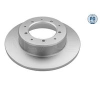 MEYLE Brake disc 45-15 523 0003/PD Rear Axle 290 12,5 5 127 solid Zink flake coated LAND ROVER: Defender Pickup, Defender Off-Road Convertible