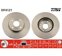 Front Brake Disc Mazda:MX-5 II 2,I 1 NA75-33-25X N026-33-25XC NA75-33-25XC