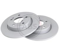 Rear Brake Discs SET OF 2 A.B.S. - 18763 for Mercedes CLA- (W118)/A- (W177)/B- (