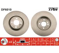 2x New Brake Disc for MINI:MINI,CLUBMAN,MINI Coupe,MINI CLUBMAN,MINI Roadster