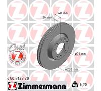 ZIMMERMANN 440.3133.20 Brake disc