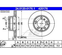 Brake Disc For Porsche BOXSTER 96-04 98635240104