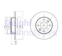 2x New Brake Disc for RENAULT:CLIO I,SUPER 5,TWINGO I,LUTECIA I,EXTRA Van