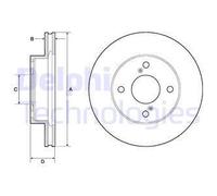 2x New Brake Disc for SUZUKI:CELERIO 55311-84M00 5531184M00000