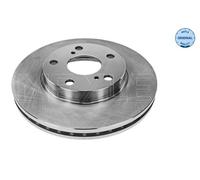 2x Brake disc Front Axle Vented 30-15 521 0063 MEYLE for TOYOTA AURIS