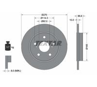 Textar 92164003 Brake Disc