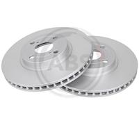 2x New Brake Disc for TOYOTA:RUNX,COROLLA,COROLLA IX,ALTIS Saloon 4351202081
