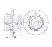 2x New Brake Disc for VOLVO:850,S70,V70 I,V70 ,V70 XC I 272276 2722767