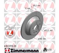 2x New Brake Disc for VOLVO VOLVO (CHANGAN):S80L,S80 II,V70 III,XC70 II