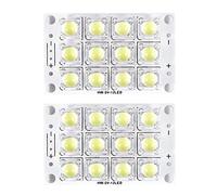 2X New DC 3V 5V 12 LED Super Bright White Piranha LED Circuit Board LED Lights Light Yacht