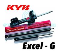 2x NEW KYB REAR EXCEL-G Gas SHOCK ABSORBERS Part No. 332004