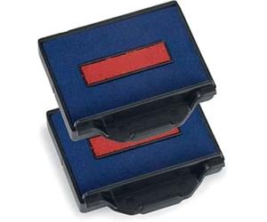 2x NEW TRODAT PRINTY 6/50/2 5030 5200 5546 BLUE / RED REPLACEMENT STAMP INK PADS