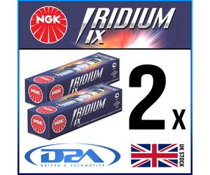 2x NGK BR10HIX 6692 IRIDIUM IX SPARK PLUGS - IMPROVED COLD START UPGRADE