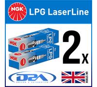 2x NGK LPG7 1640 LPG Spark Plug