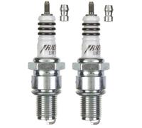 2x NGK spark plug iridium BR7EIX 6664 fits Kawasaki Z 400 B G 440 C H A D Ltd