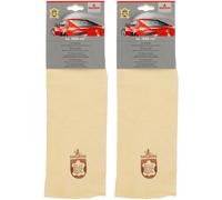 2x Nigrin Auto-Leder Fenster-Leder Drying Towel Aufsaug-Tuch Cleaner Genuine