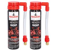 2x Nigrin Bicycle Reifen-Dicht Pannen-Spray Sealant Repair Kit Tire Pilot
